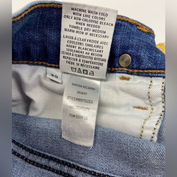 Hudson Sartor Men's Relaxed Distressed Skinny Jeans Size 30 - Picture 13 of 14